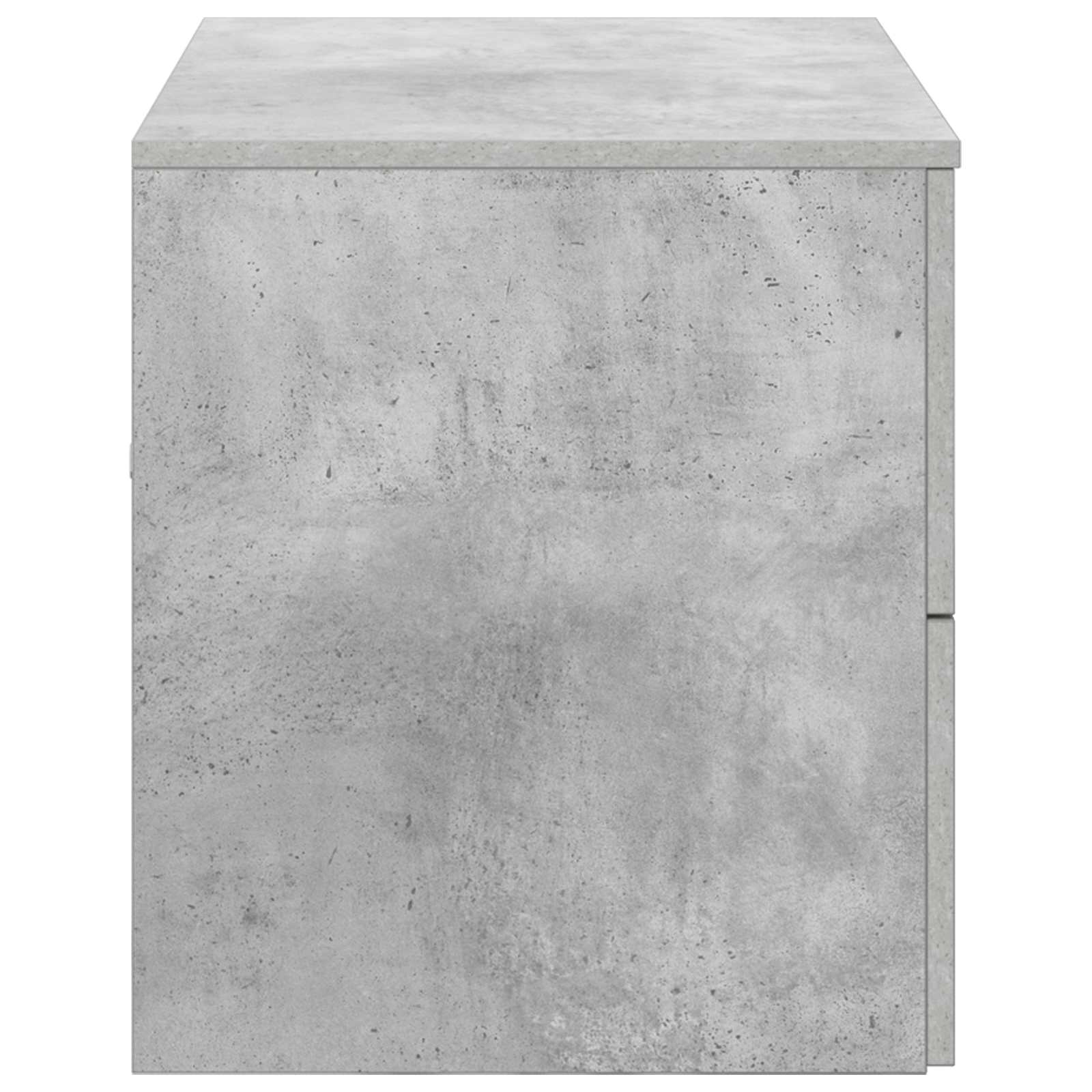 vidaXL Wall-Mounted Bathroom Cabinet Concrete Grey 62.5 x 44.5 x 50 cm 4