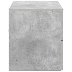 vidaXL Wall-Mounted Bathroom Cabinet Concrete Grey 62.5 x 44.5 x 50 cm 4