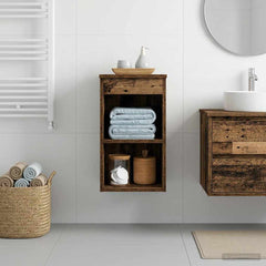 vidaXL Bathroom Cabinet In-between Old Wood 30 x 35 x 50 cm 1