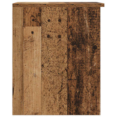 vidaXL Bathroom Cabinet In-between Old Wood 30 x 35 x 50 cm 5