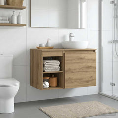 vidaXL Bathroom Cabinet In-between Artisan Oak 30 x 35 x 50 cm 1