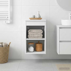 vidaXL Bathroom Cabinet In-between White 30 x 41 x 50 cm 1
