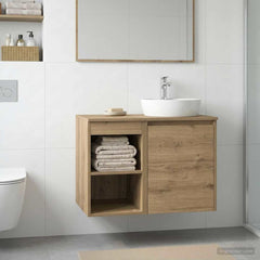 vidaXL Bathroom Cabinet In-between Artisan Oak 30 x 41 x 50 cm 4