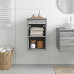vidaXL Bathroom Cabinet In-between Grey Sonoma 30 x 44.5 x 50 cm 1
