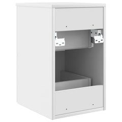 vidaXL Bathroom Cabinet In-between White 30 x 35 x 50 cm 5