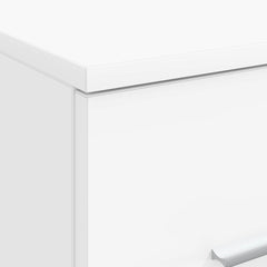 Bathroom Cabinet Engineered Wood White