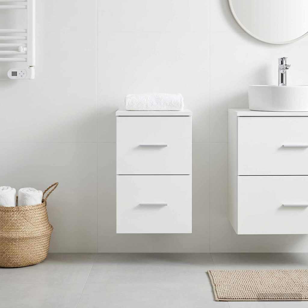 Bathroom Cabinet Engineered Wood 30 x 41 x 50 cm White