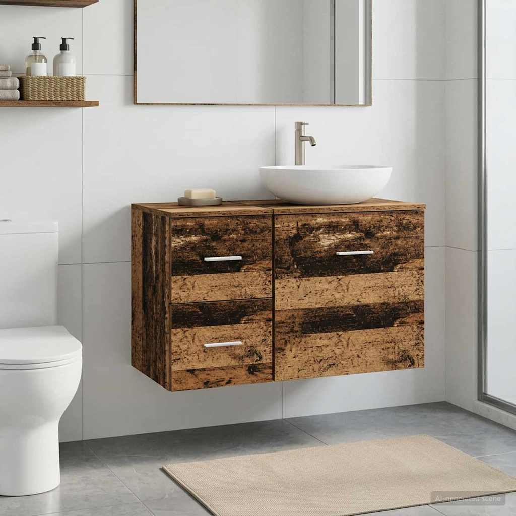 Bathroom Cabinet Engineered Wood 30 x 41 x 50 cm Artisan oak