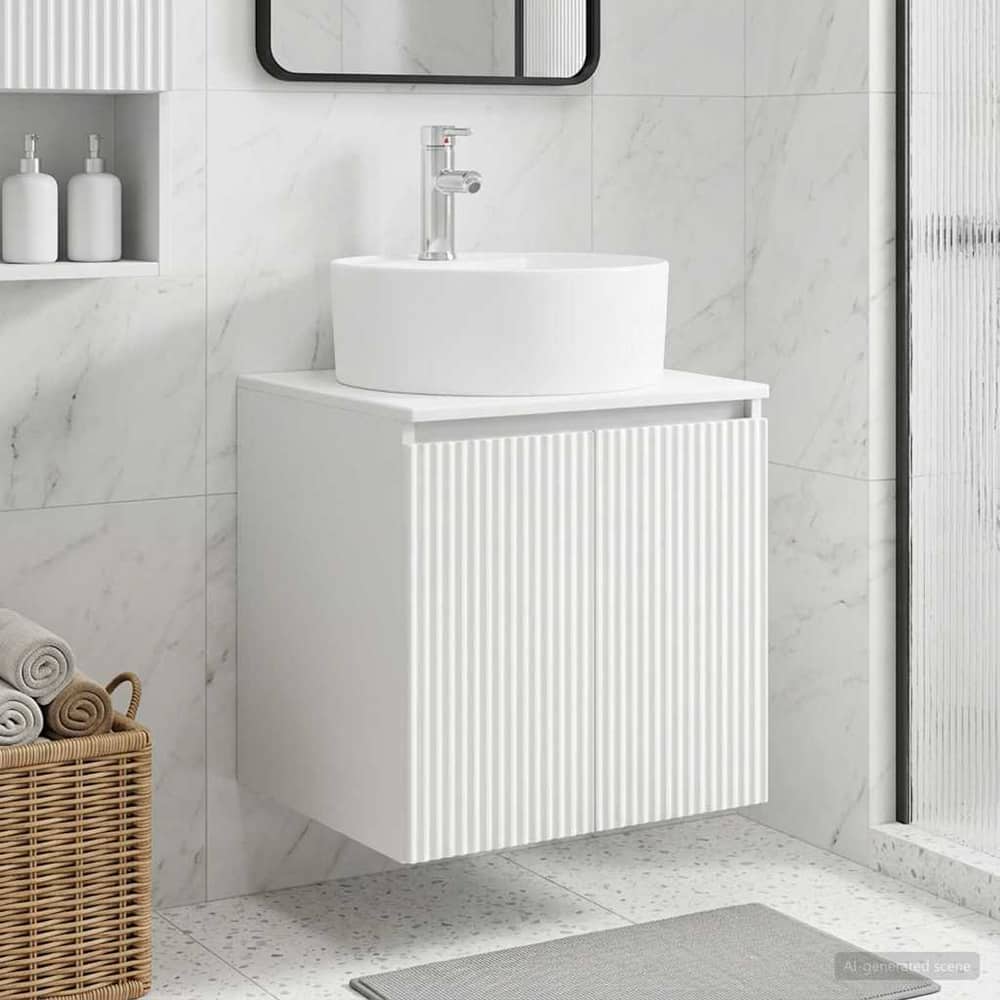 Wall-mounted Bathroom Sink Cabinet White