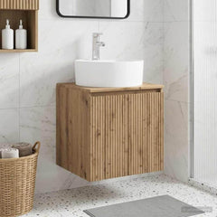 Wall-mounted Bathroom Sink Cabinet Artisan oak
