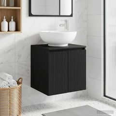 Wall-mounted Bathroom Sink Cabinet Black