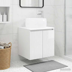 Wall-mounted Bathroom Sink Cabinet High gloss white