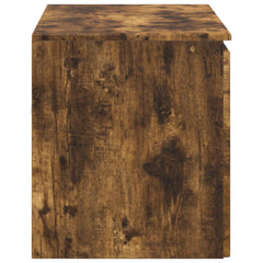 vidaXL Wall-mounted Bathroom Cabinet Smoked Oak 62.5 x 44.5 x 50 cm 4
