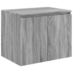 vidaXL Wall-mounted Bathroom Cabinet Grey Sonoma 62.5 x 44.5 x 50 cm 2