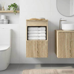 Bathroom Cabinet Engineered Wood 30 x 41 x 50 cm Sonoma oak