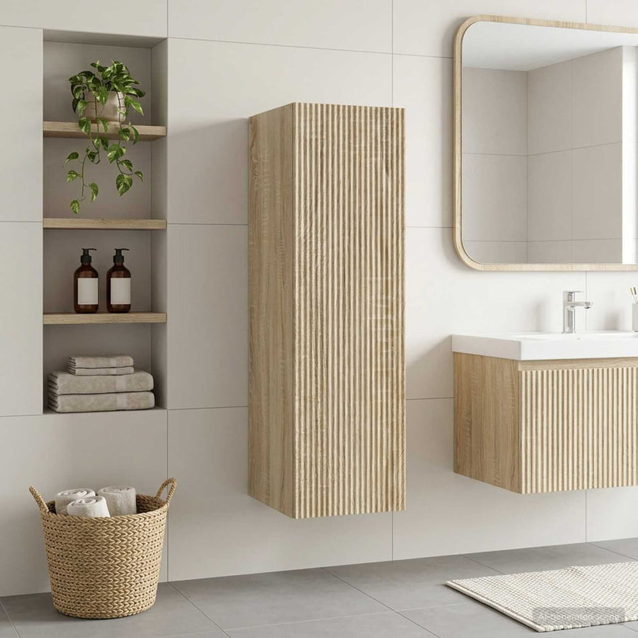 Wall-mounted Bathroom Cabinet Sonoma Oak