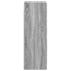 vidaXL Wall-mounted Bathroom Cabinet Grey Sonoma 33 x 34.5 x 100 cm 4