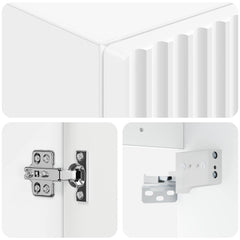 Wall-mounted Bathroom Cabinet 33 x 34.5 x 60 cm White