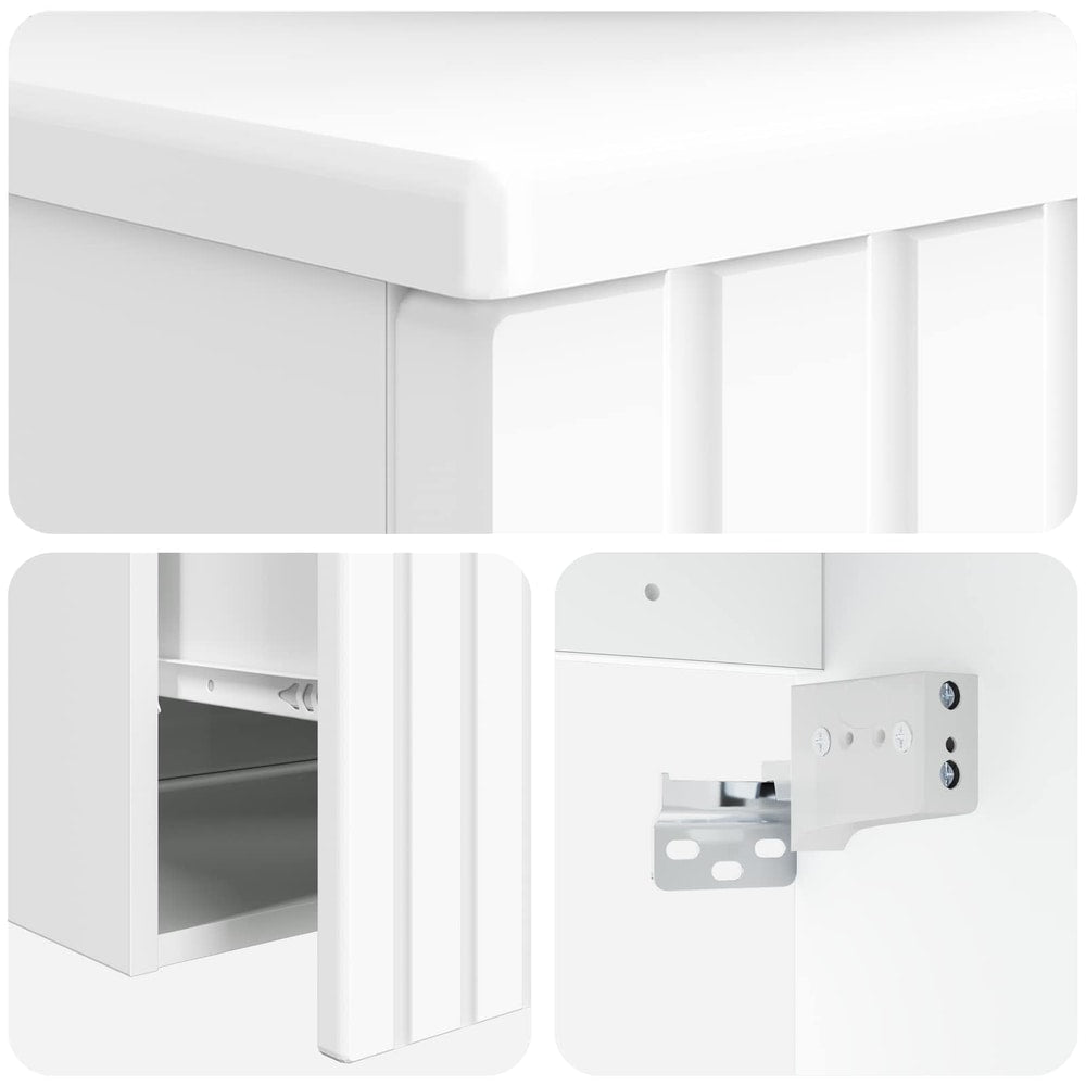 Wall-mounted Bathroom Cabinet White