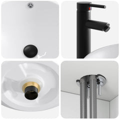 Wall-mounted Bathroom Sink Cabinet White