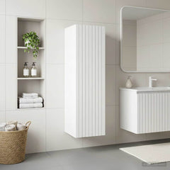 vidaXL Wall-mounted Bathroom Cabinet White 33 x 34.5 x 100 cm 1