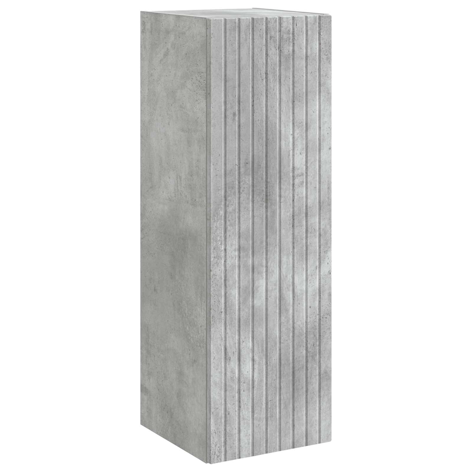 vidaXL Wall-mounted Bathroom Cabinet Concrete Grey 33 x 34.5 x 100 cm 2