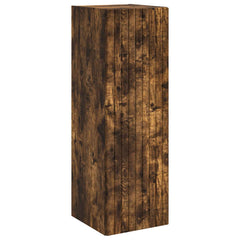 vidaXL Wall-mounted Bathroom Cabinet Smoked Oak 33 x 34.5 x 100 cm 2