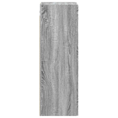 vidaXL Wall-mounted Bathroom Cabinet Grey Sonoma 33 x 34.5 x 100 cm 4