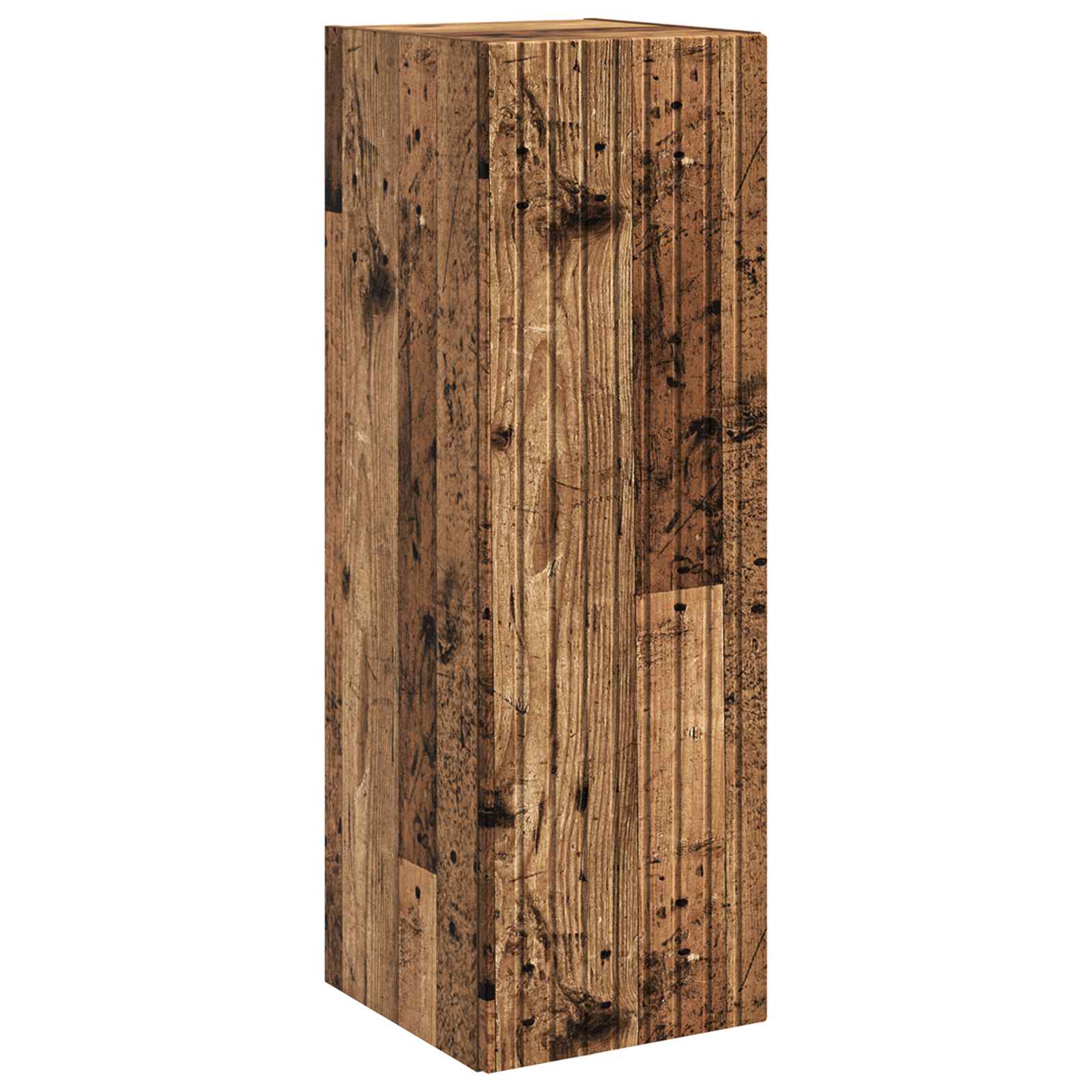 vidaXL Wall-mounted Bathroom Cabinet Old Wood 33 x 34.5 x 100 cm 2