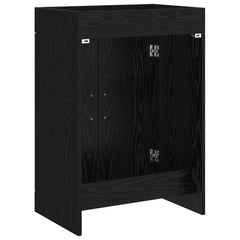 vidaXL Bathroom Under Sink Cabinet Black Oak 78.5 x 37.5 x 81 cm 6