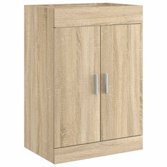 vidaXL Bathroom Under Sink Cabinet Sonoma Oak 78.5 x 37.5 x 81 cm 2