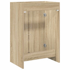 vidaXL Bathroom Under Sink Cabinet Sonoma Oak 78.5 x 37.5 x 81 cm 6