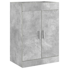 vidaXL Bathroom Under Sink Cabinet Concrete Grey 78.5 x 37.5 x 81 cm 2