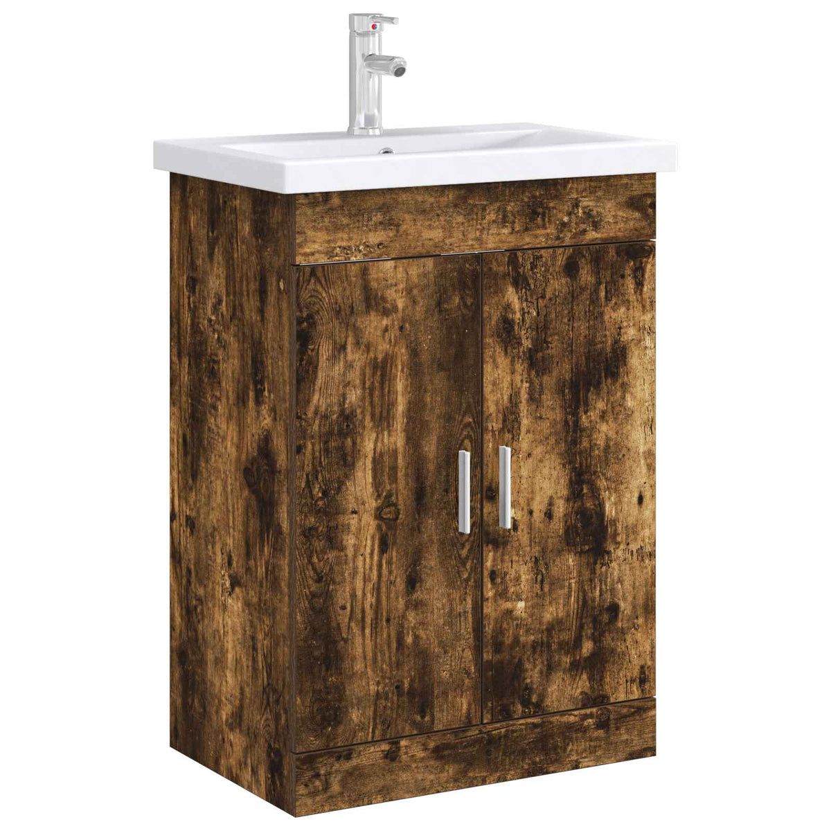 Bathroom under Sink Cabinet Smoked oak
