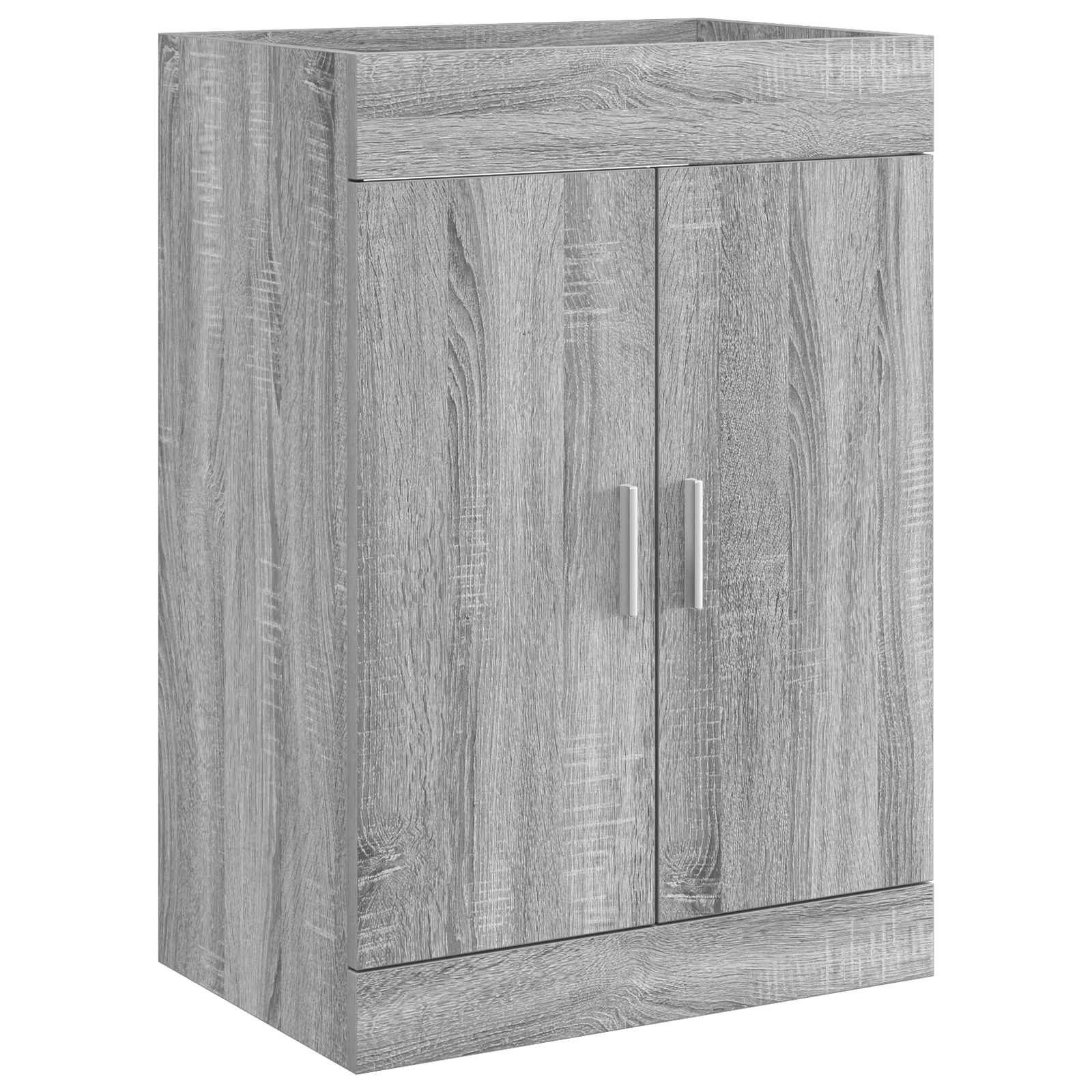 vidaXL Bathroom Under Sink Cabinet Grey Sonoma 78.5 x 37.5 x 81 cm 2
