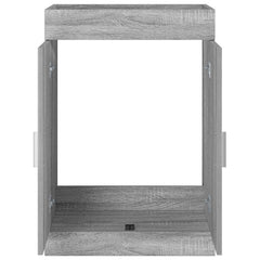 vidaXL Bathroom Under Sink Cabinet Grey Sonoma 78.5 x 37.5 x 81 cm 4