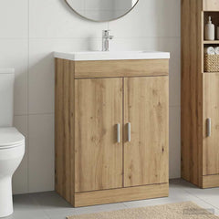 vidaXL Bathroom Under Sink Cabinet Artisan Oak 78.5 x 37.5 x 81 cm 1