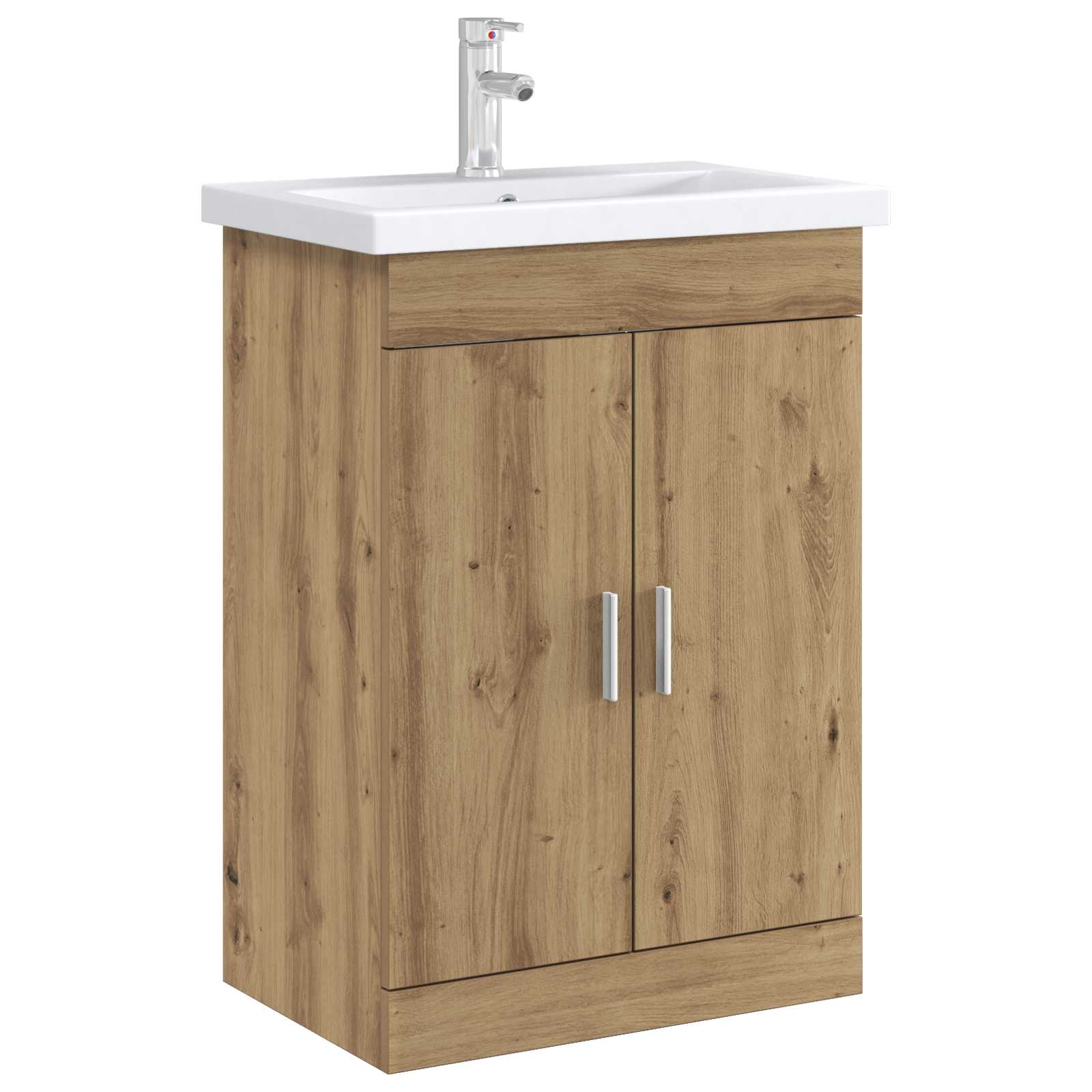 vidaXL Bathroom Under Sink Cabinet Artisan Oak 78.5 x 37.5 x 81 cm 3