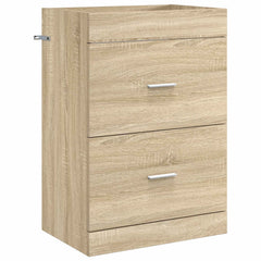 vidaXL Bathroom Under Sink Cabinet Sonoma Oak 56 x 37.5 x 81 cm 2