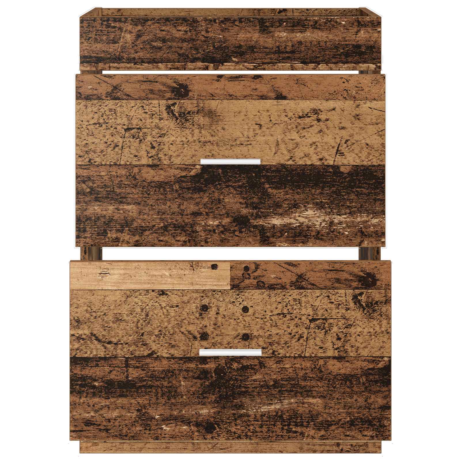 vidaXL Bathroom Under Sink Cabinet Old Wood 56 x 37.5 x 81 cm 4