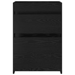 vidaXL Bathroom Under Sink Cabinet Black Oak 56 x 37.5 x 81 cm 4