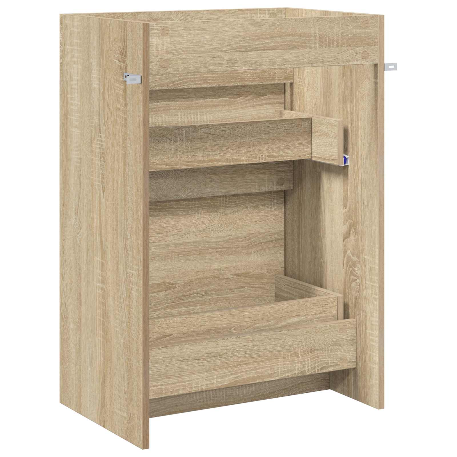 vidaXL Bathroom Under Sink Cabinet Sonoma Oak 56 x 37.5 x 81 cm 6