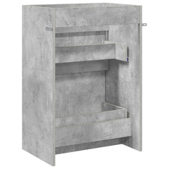 vidaXL Bathroom Under Sink Cabinet Concrete Grey 56 x 37.5 x 81 cm 6