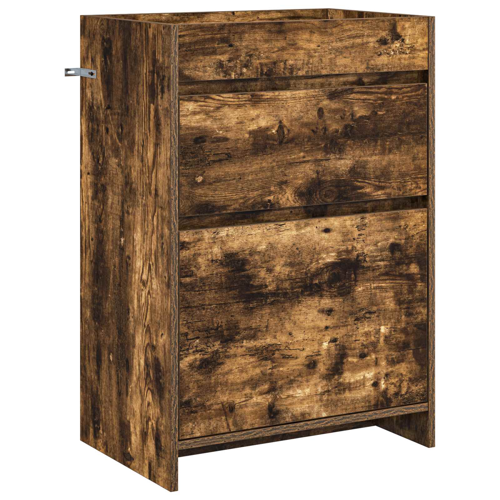 vidaXL Bathroom Under Sink Cabinet Smoked Oak 56 x 37.5 x 81 cm 2