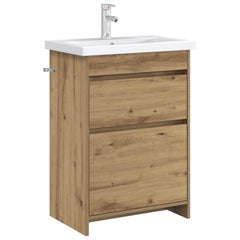 Bathroom under Sink Cabinet Artisan oak