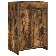 vidaXL Bathroom Under Sink Cabinet Smoked Oak 56 x 37.5 x 81 cm 2