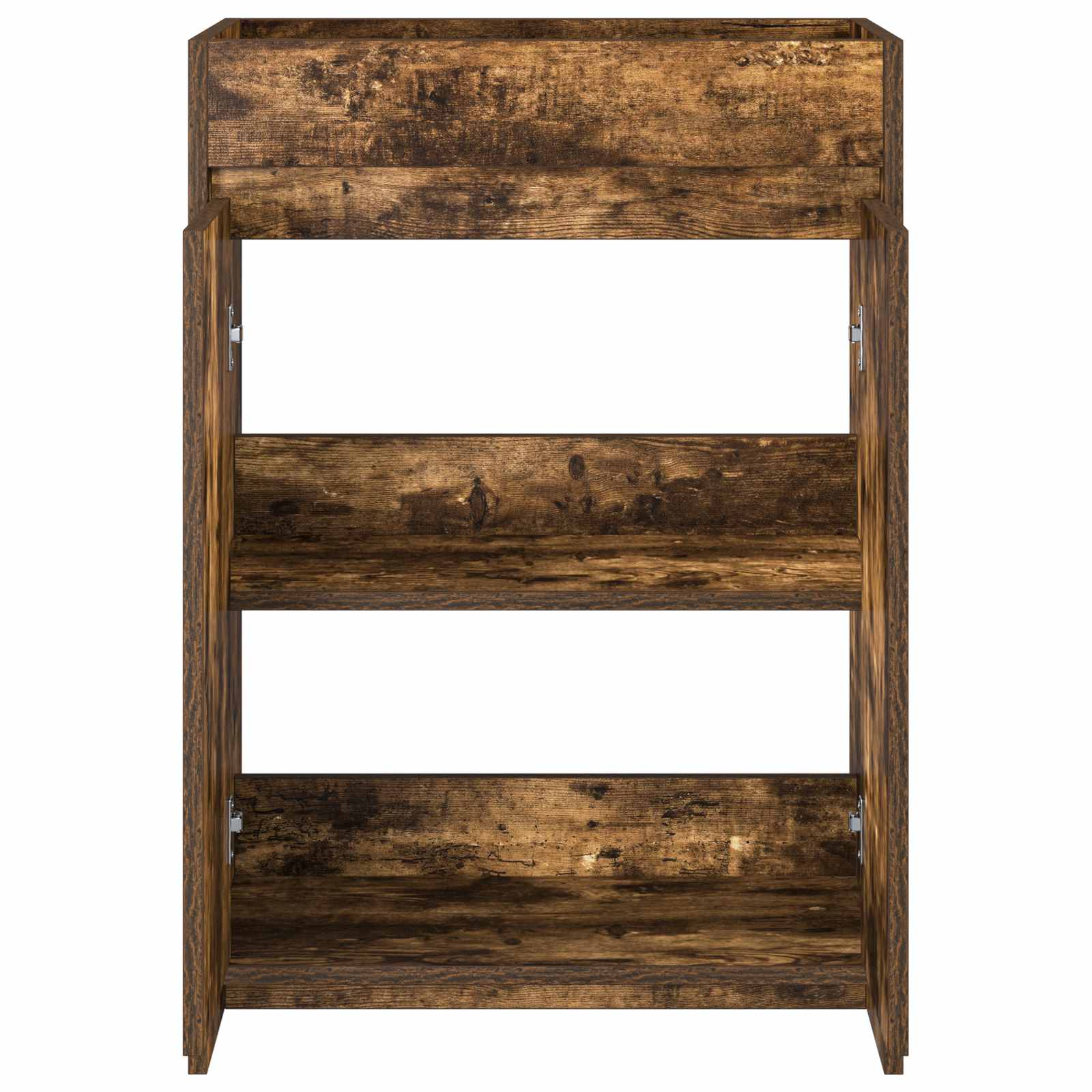 vidaXL Bathroom Under Sink Cabinet Smoked Oak 56 x 37.5 x 81 cm 4