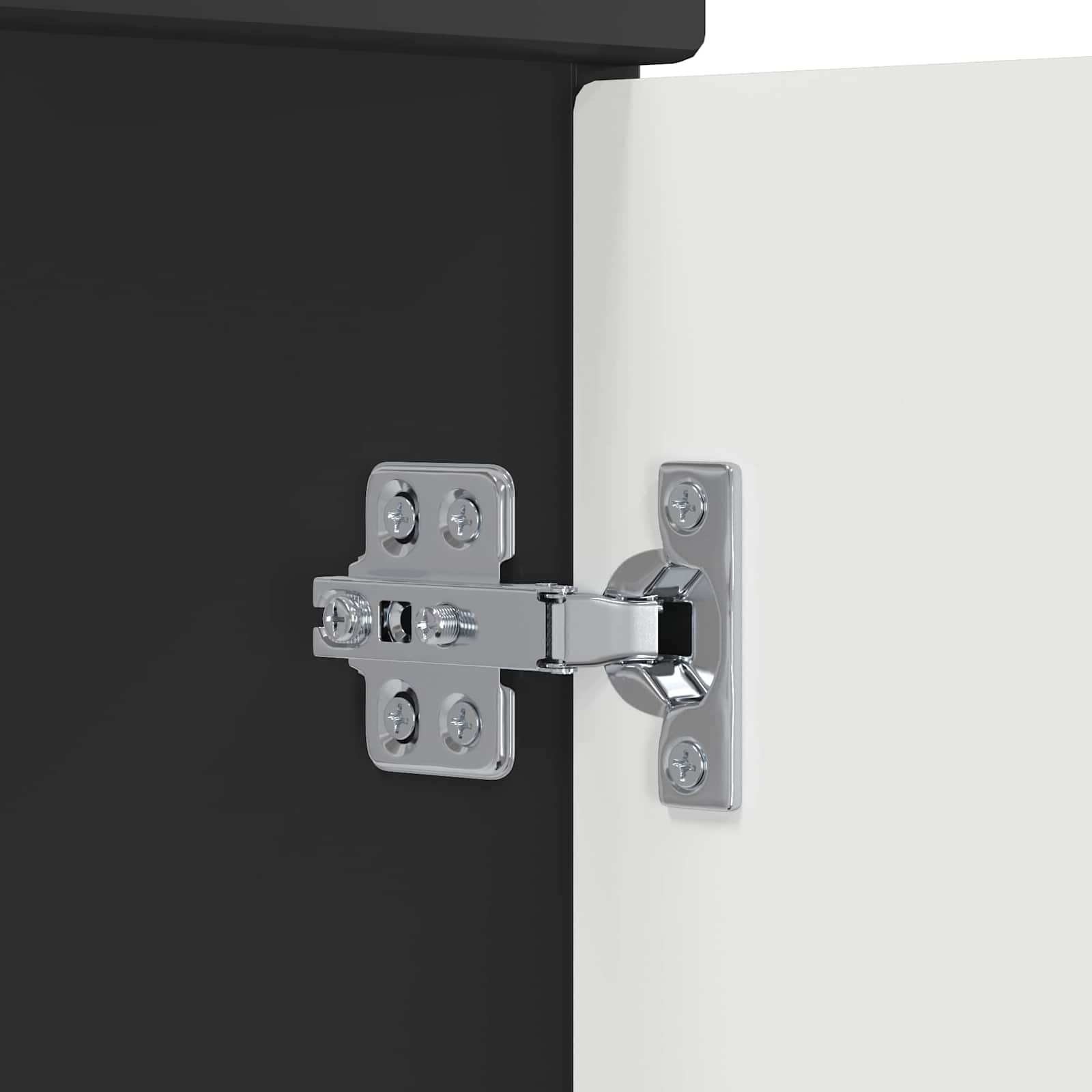 vidaXL Bathroom Under Sink Cabinet Black Oak 78.5 x 37.5 x 81 cm 6
