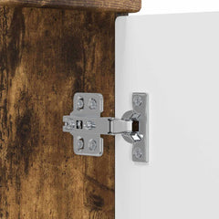 vidaXL Bathroom Under Sink Cabinet Smoked Oak 78.5 x 37.5 x 81 cm 6