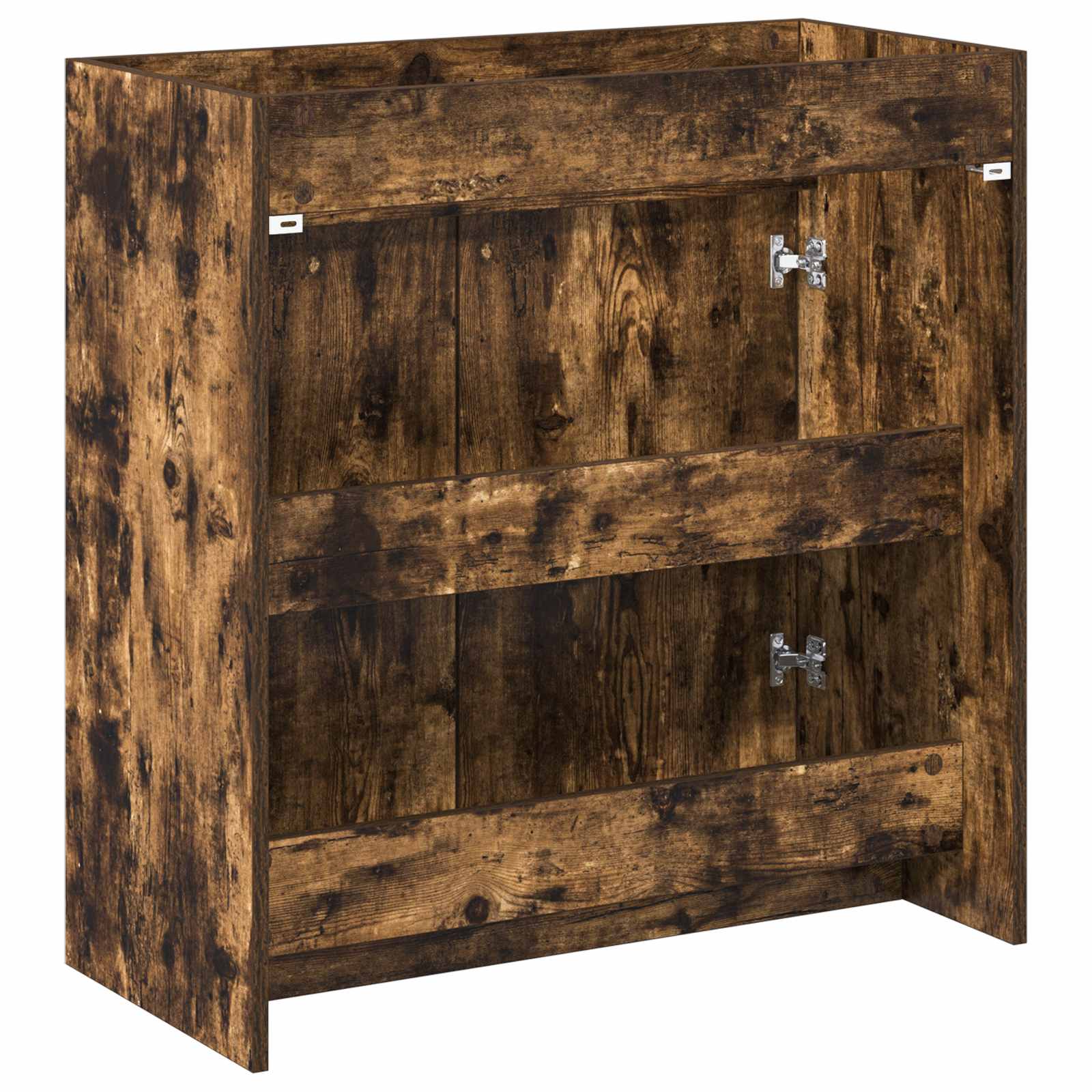 vidaXL Bathroom Under Sink Cabinet Smoked Oak 78.5 x 37.5 x 81 cm 5